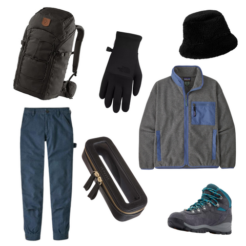 winter hiking outfit