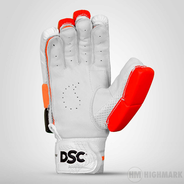 youth batting gloves red