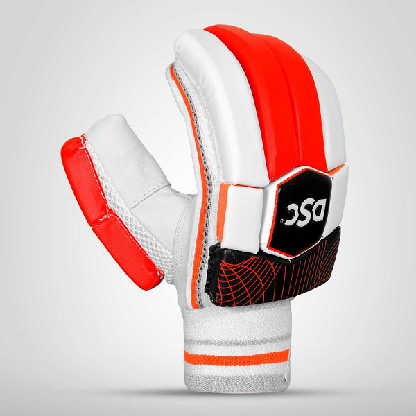 youth batting gloves red