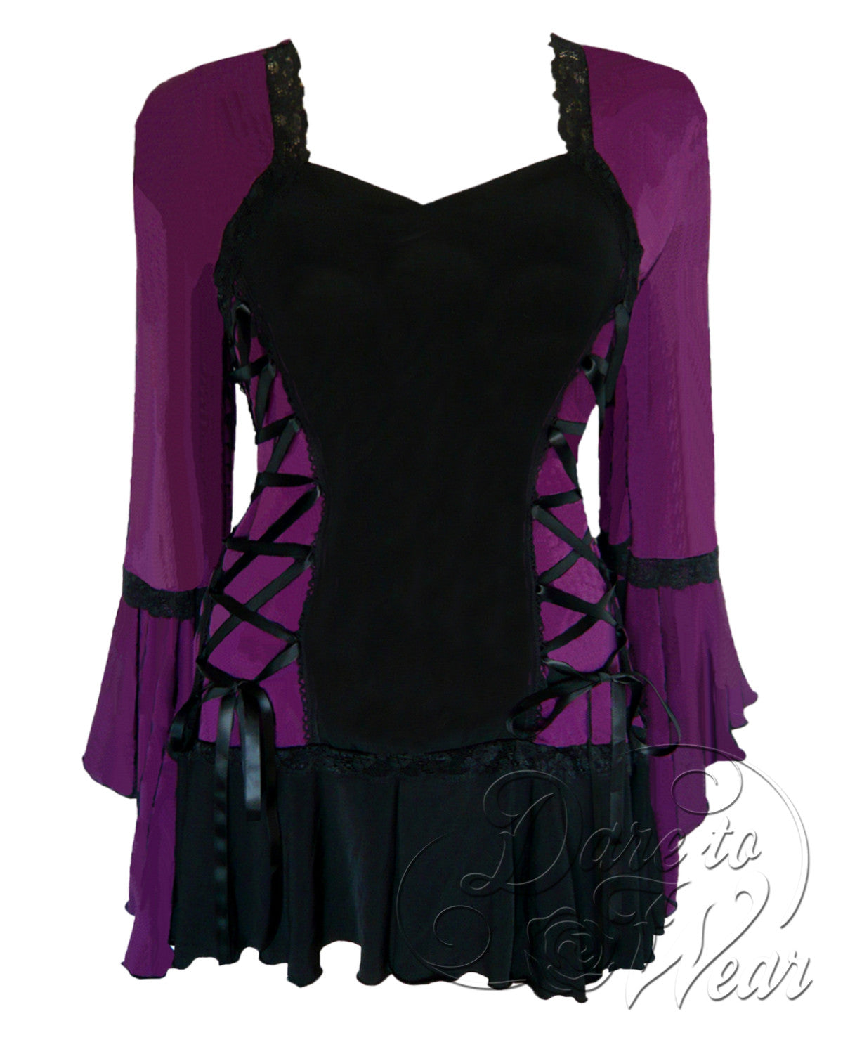 The Joker Corset With Purple Bolero & Skirt Outfit