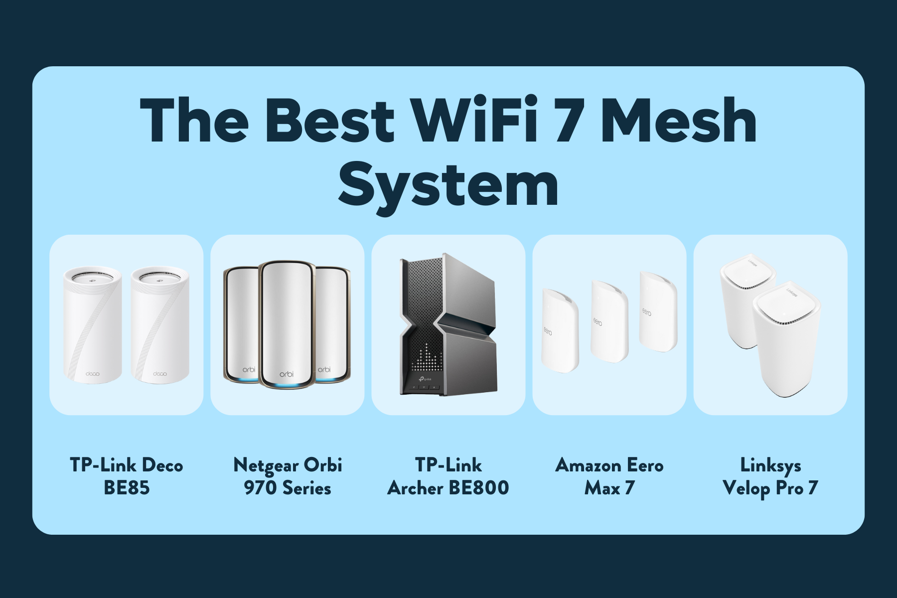Best WiFi  7 Mesh Systems