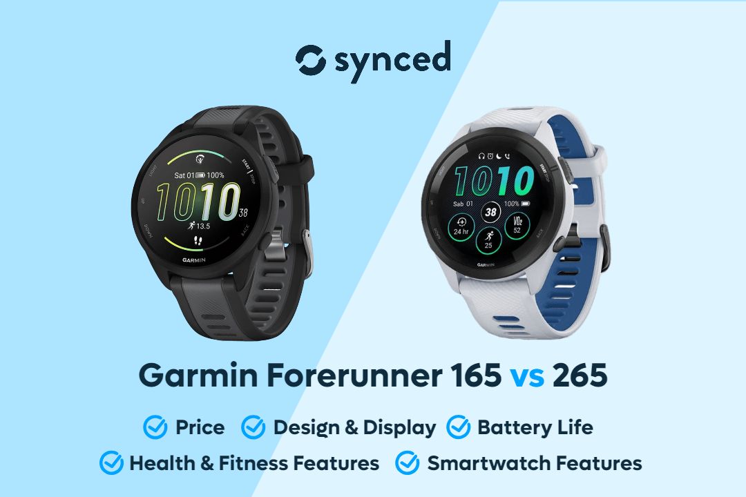 Garmin Forerunner 165 vs 265