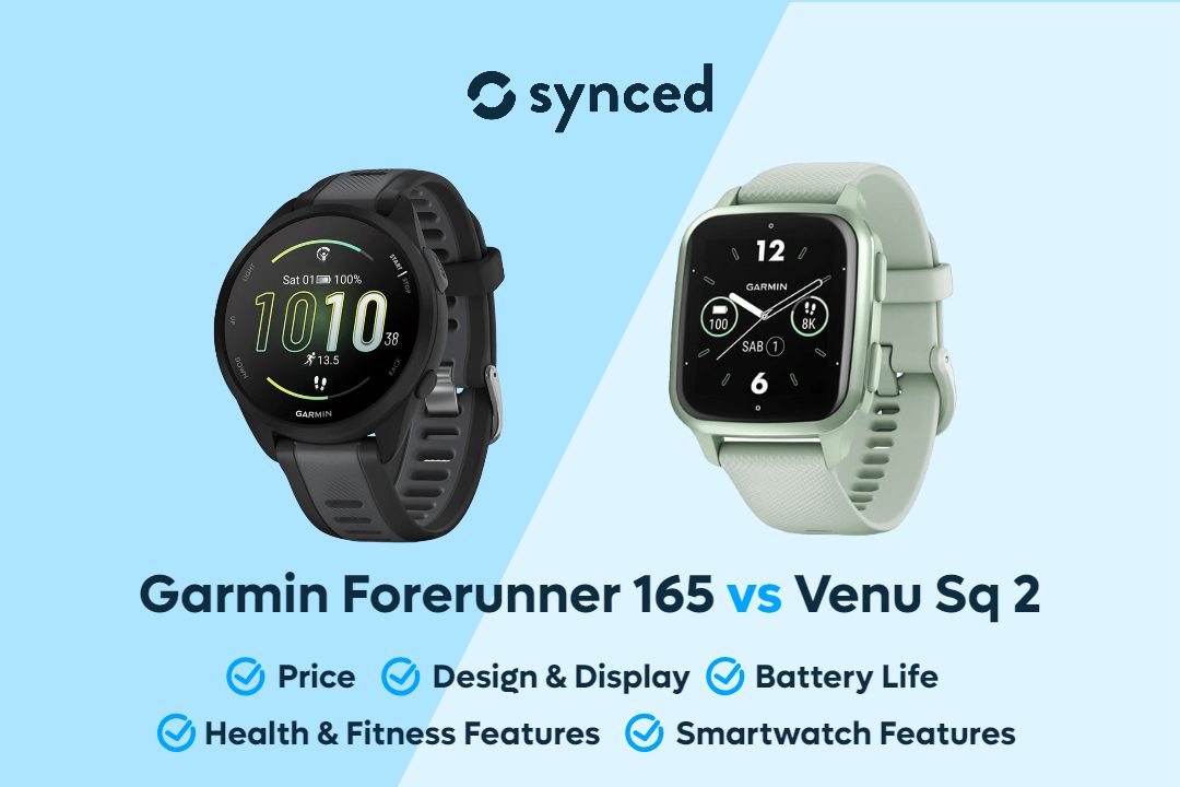 Garmin Forerunner 165 vs Venu Sq 2