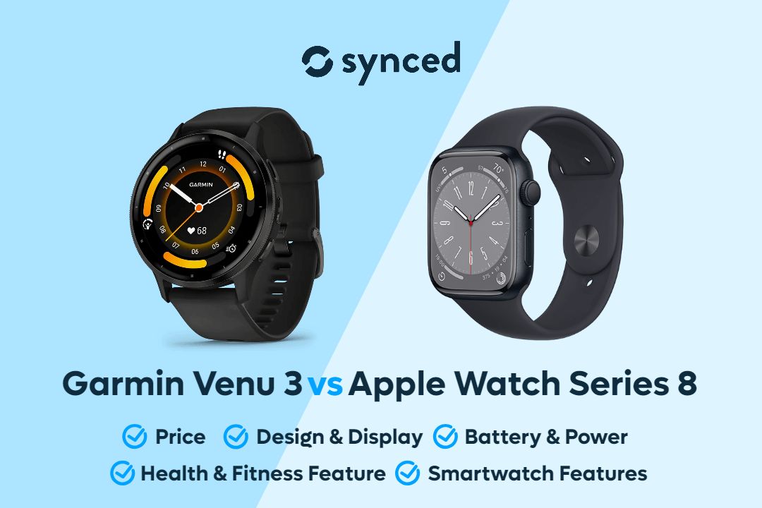 Garmin Venu 3 vs Apple Watch Series 8