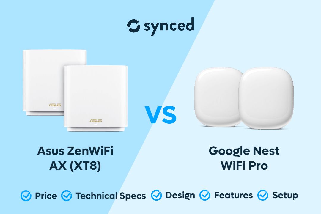 Asus ZenWiFi AX (XT8) vs Google Nest WiFi Pro: Which is the Better Wi-Fi Mesh System?