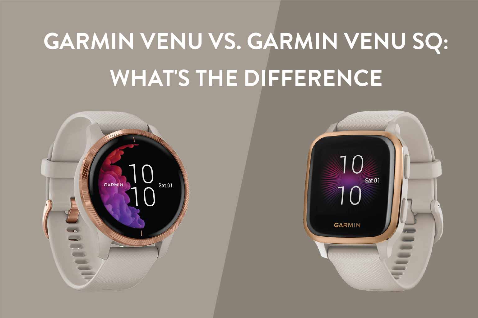 Garmin Venu vs. Garmin Venu Sq