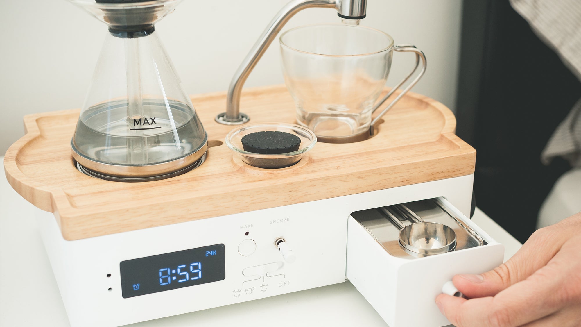 barisieur coffee alarm clock review