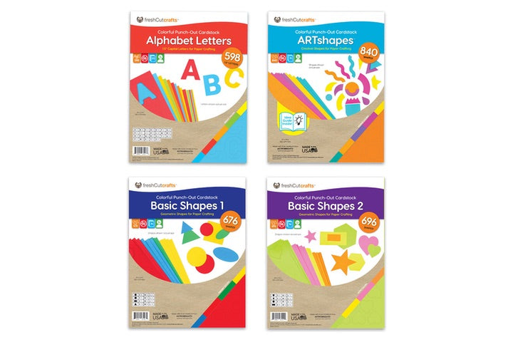 Essential Letters And Shapes 4 Pack Bundle Deal Freshcut Crafts