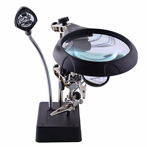 10x magnifying glass with stand