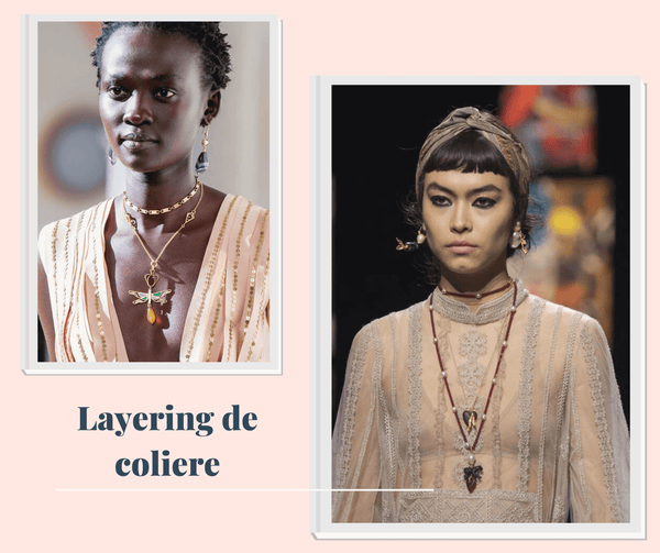 Layering necklace overlays trends 2021