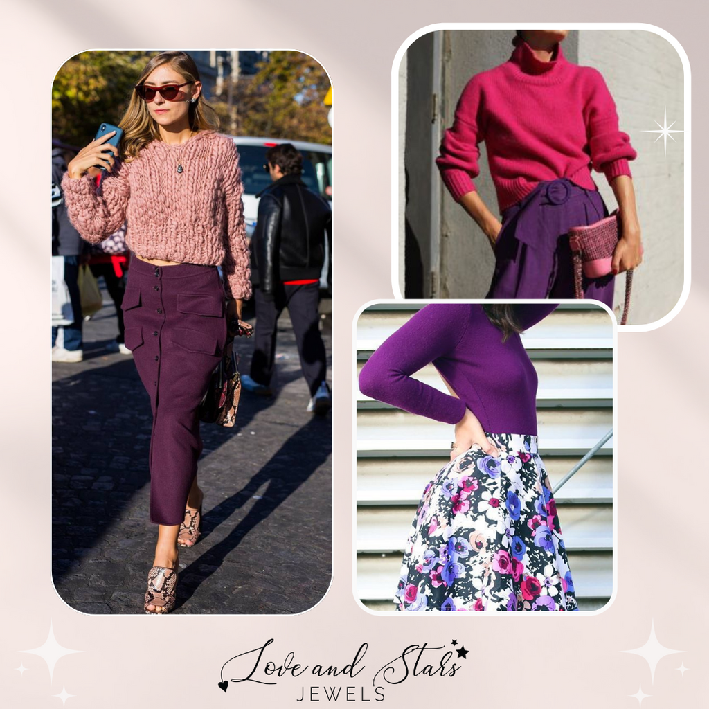 Outfit inspiration color of the year 2022 Veri Peri Love and Stars Jewels