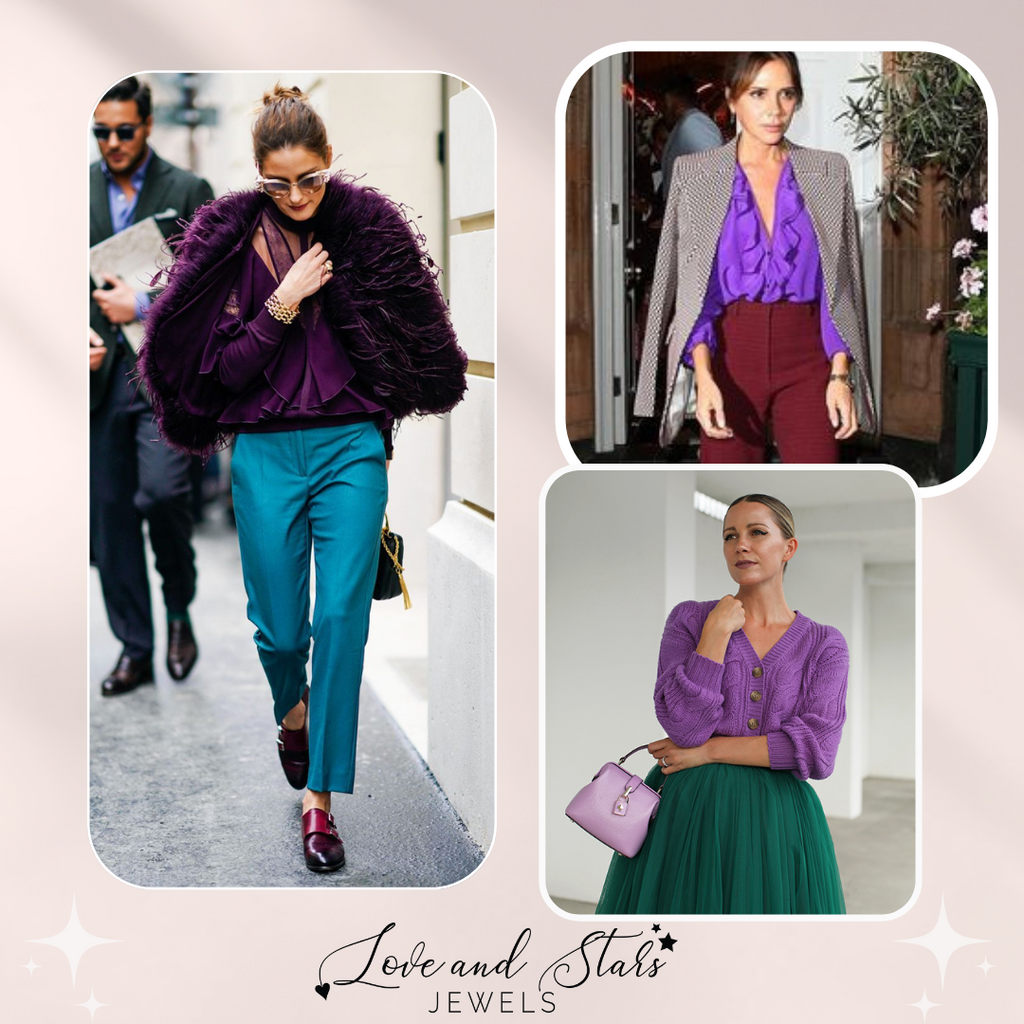Outfit inspiration color of the year 2022 Veri Peri Love and Stars Jewels