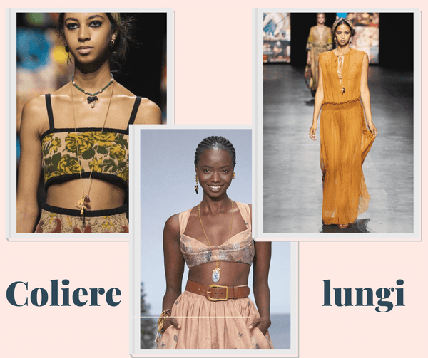 Long necklaces spring summer 2021 trends