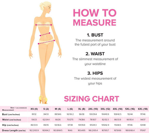 Portia and Scarlett Size Chart