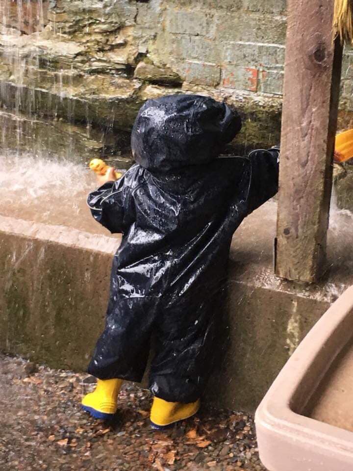 Pre-order - 1 piece Splashy rain suit