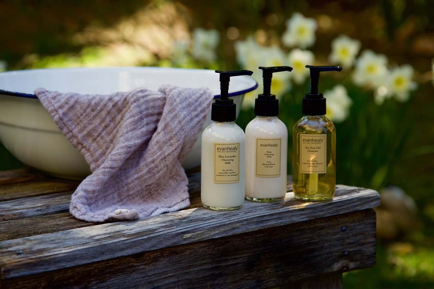 evanhealy facial cleanser collection