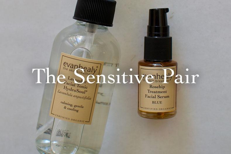 oil and water sensitive pair skin care