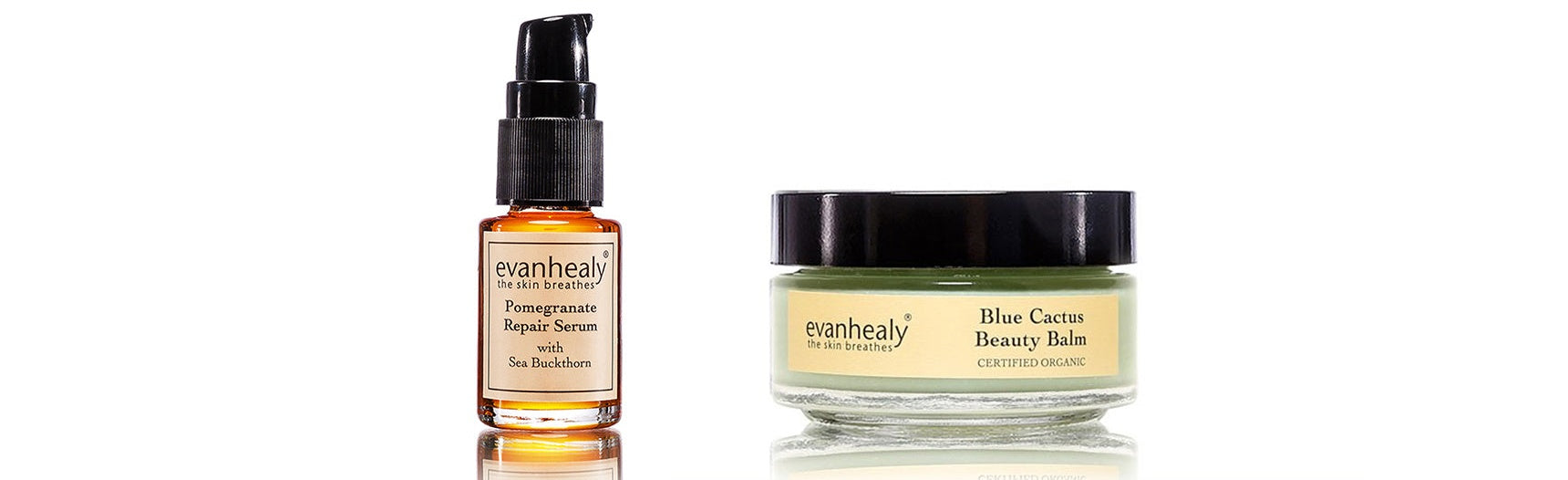 facial oil serum and prickly pear seed oil beauty balm evanhealy