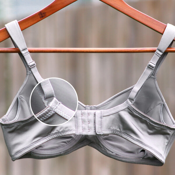 American Breast Care 516 Silhouette Bra, Cool Grey | Grey Mastectomy Bra