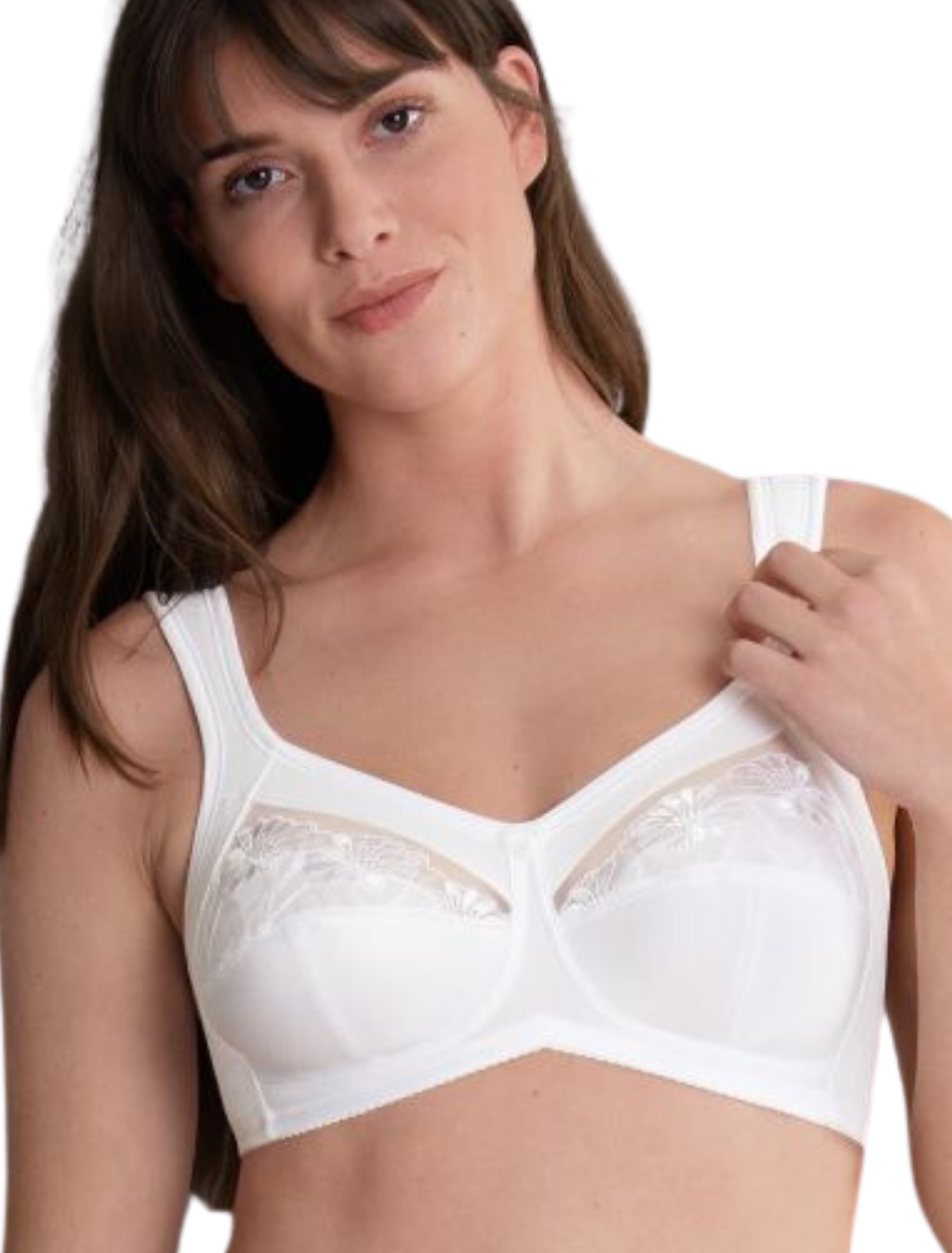 Anita Safina Support bra, White | White Anita Soft Cup Wireless Bras