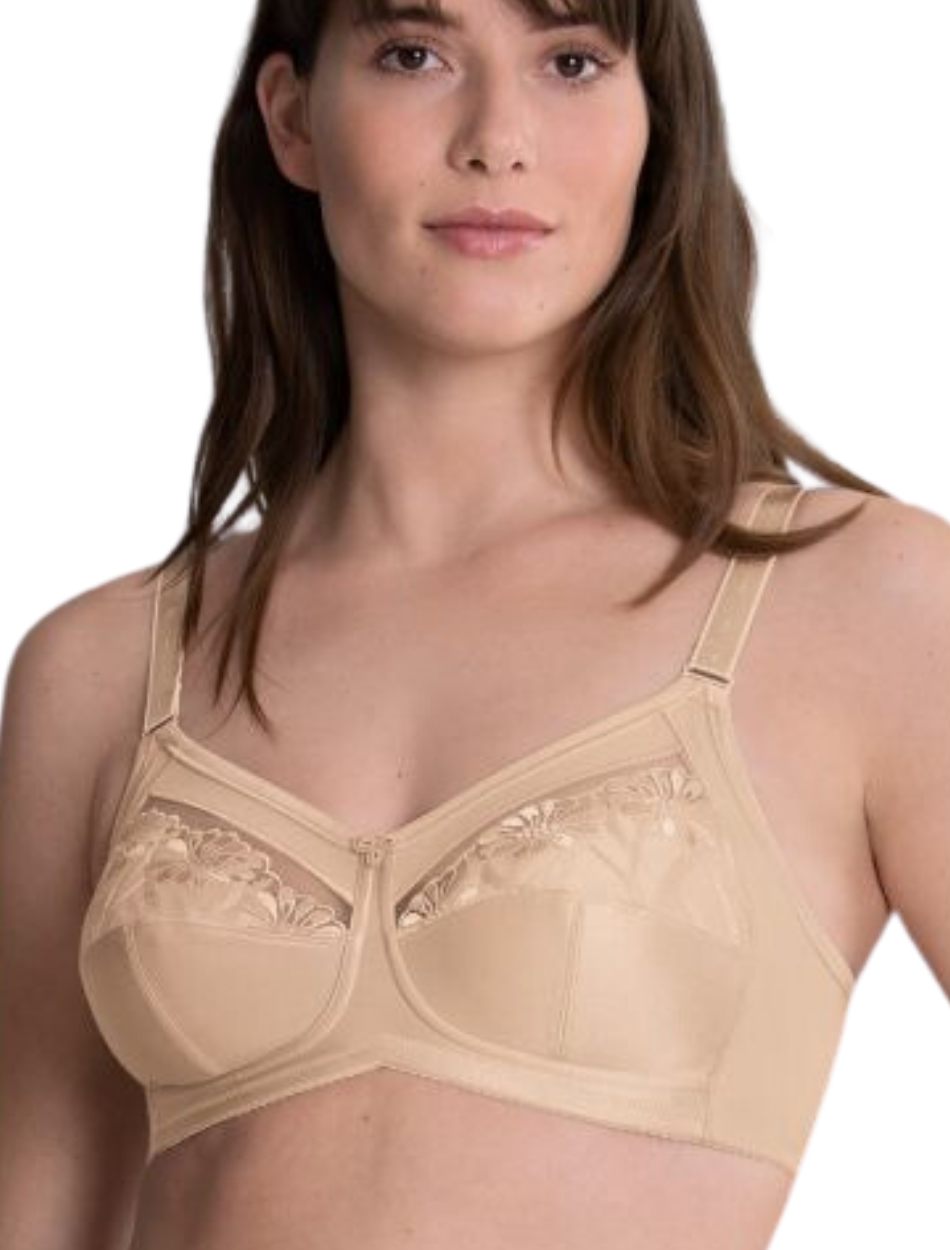 Anita Safina Wire Free Comfort Bra, Skin | Wireless Anita Bra in Beige |Non Wired Full Cup Anita Bra