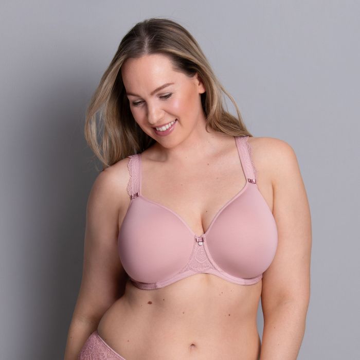 Anita Rosa Faia Selma Underwire Bra Spacer Cup, Rosewood | Rosewood Pink Rosa Faia Selma Bra | Rosa Faia Molded Spacer Bra