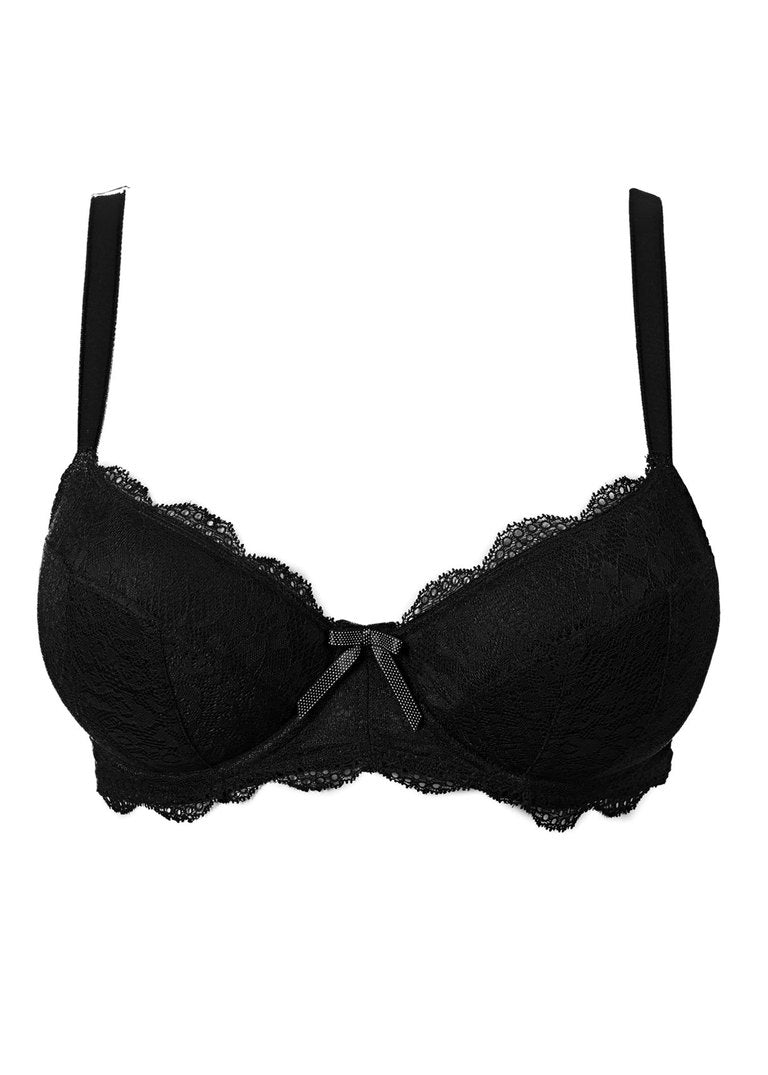 Freya Fancies Uw Padded Half Cup Bra, Black | Black Freya Fancies Bras