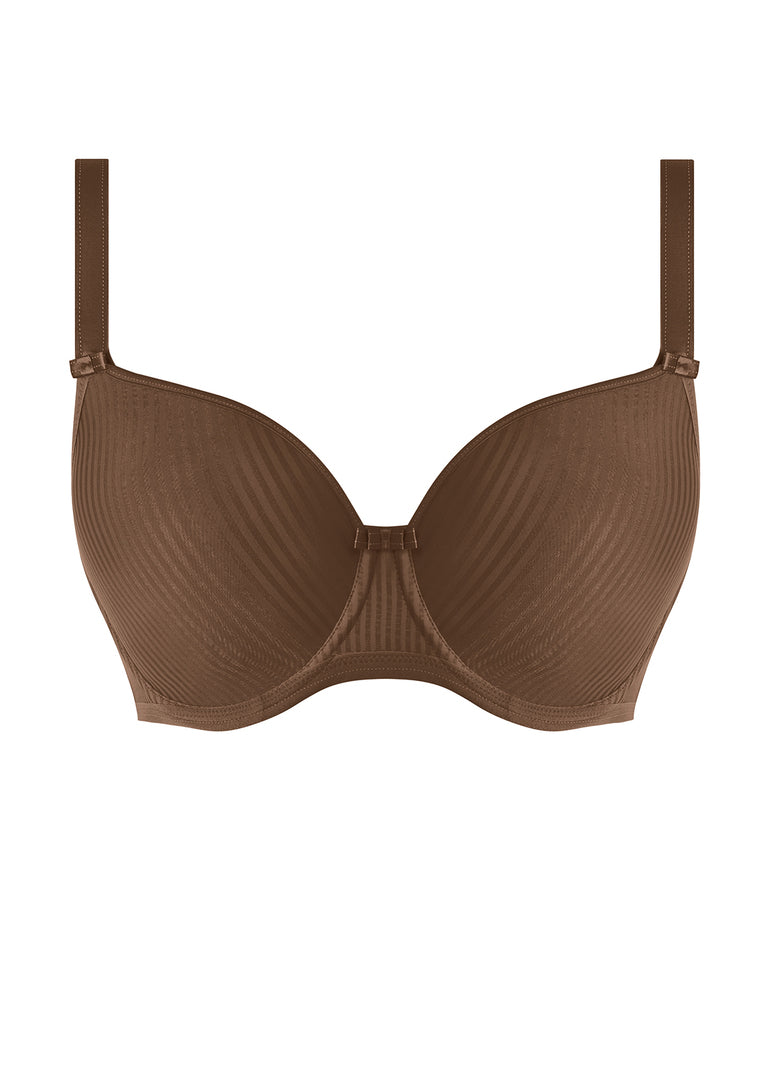 The Freya Idol Uw Molded Balcony Bra in Coffee Roast | Brown Freya Idol Bras