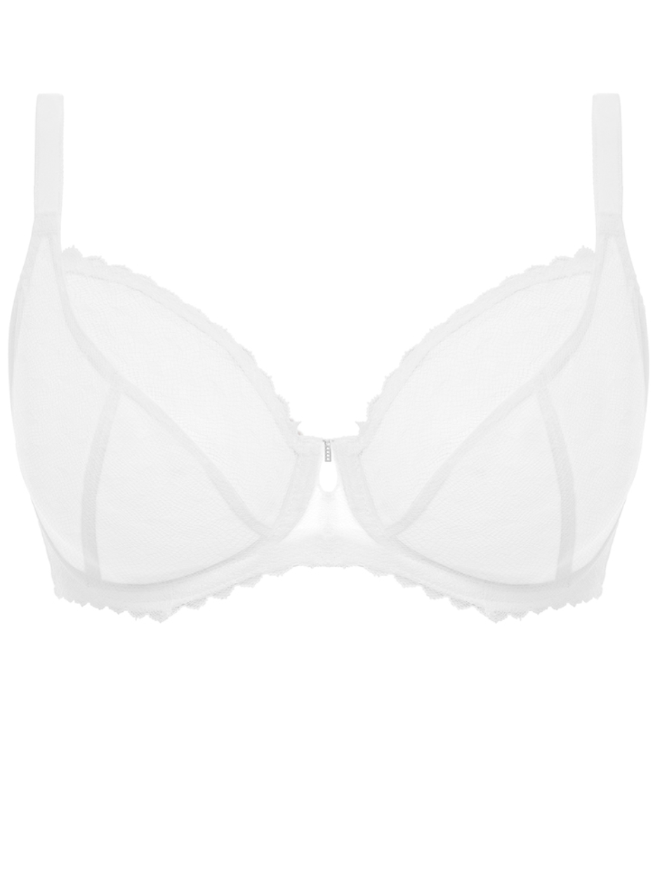 Freya Signature UW Plunge Bra, White | Freya White Bra | White Plunge Bra