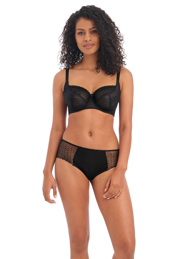 Freya Signature UW Balcony Bra, Black | Freya Balcony Bra | Black Balcony Bra