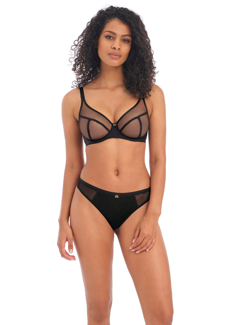 Freya Snapshot UW High Apex Plunge Bra, Noir