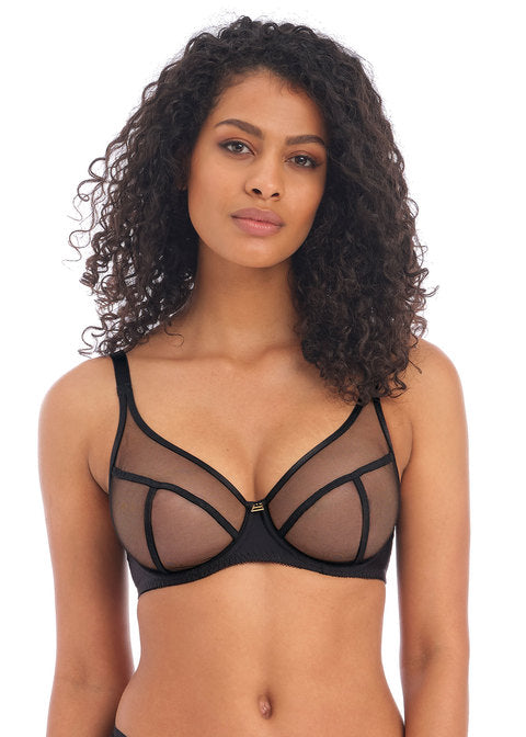 Freya Snapshot UW High Apex Plunge Bra, Noir