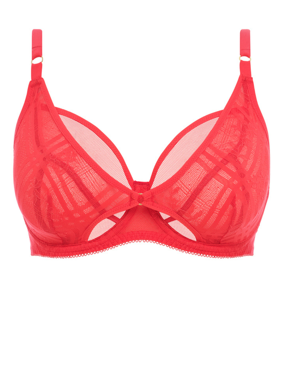 Freya Fatale High Apex Bra Underwired in Chilli Red | Red High Apex Bras