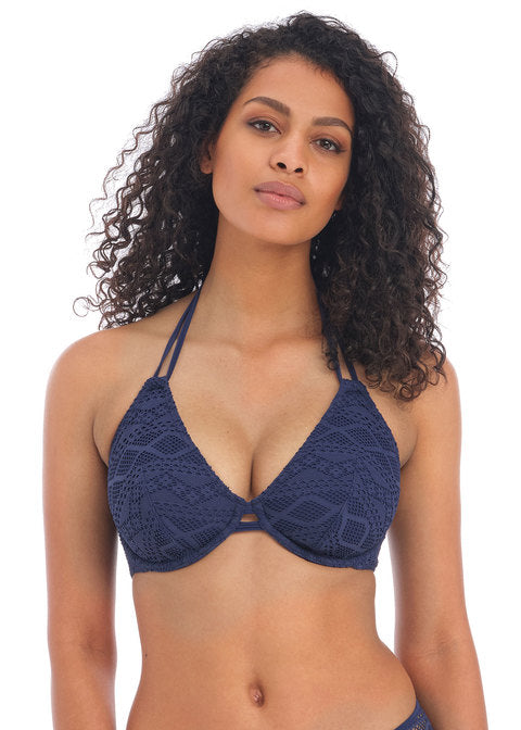 Freya Sundance Uw Halter Bikini Top, Denim