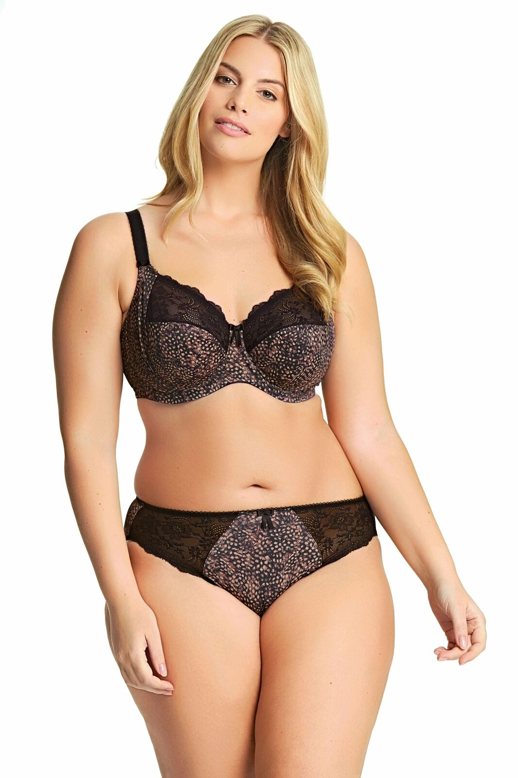 Elomi Morgan Brief Panties, Ebony