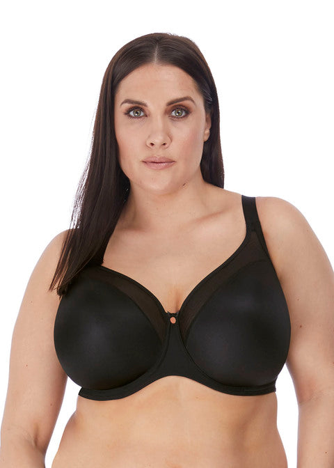 Elomi Smooth UW Molded T-Shirt Bra, Black | Elomi Smooth Bra | Black Elomi Smooth Non