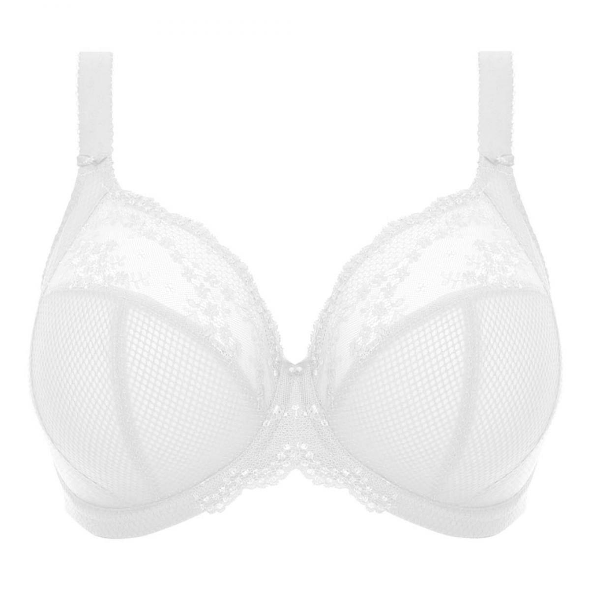 Elomi Charley Underwire Plunge Bra White