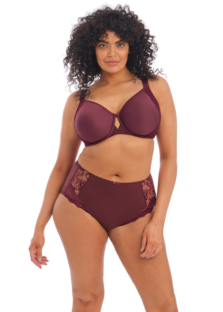 Elomi Charley Underwire Molded Spacer Bra, Aubergine