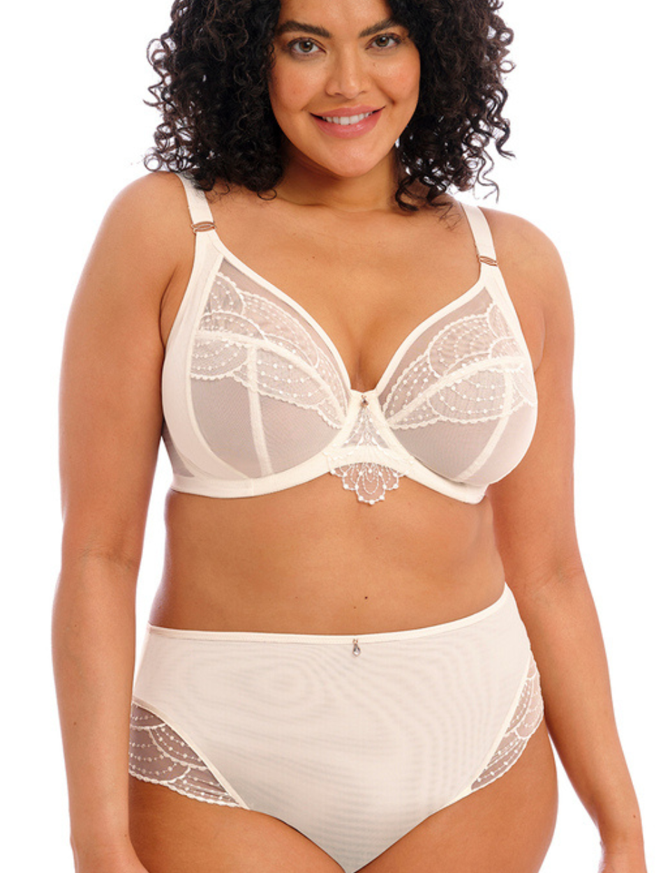 Elomi Priya Underwire Plunge Bra, Vanilla | Elomi Priya Vanilla | Vanilla Cream Plunge Bras