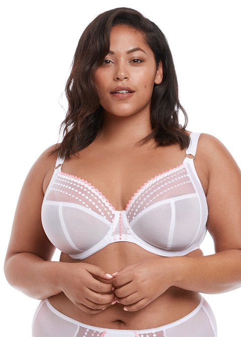 Elomi Matilda Underwire Plunge Bra, White