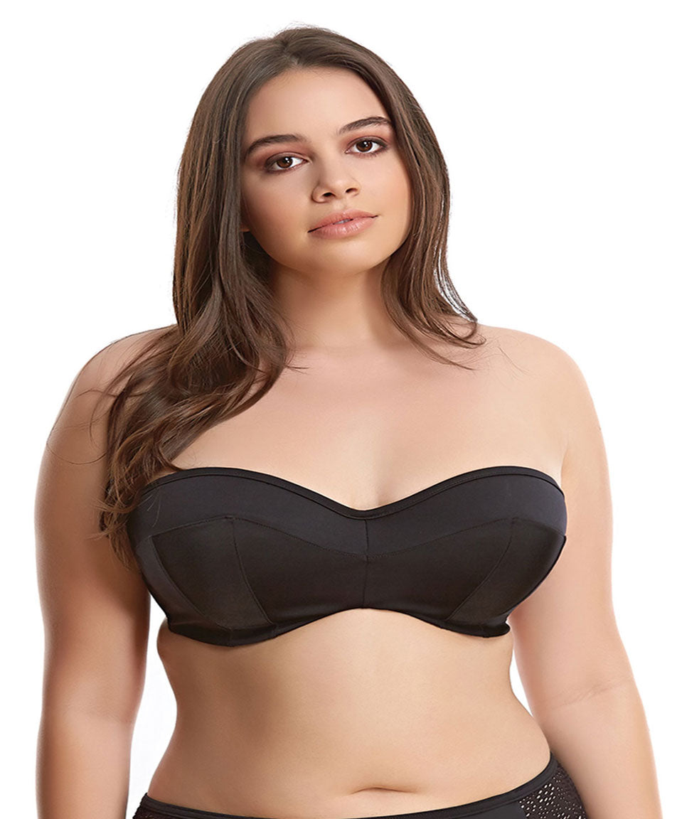 Elomi Essentials Bandeau Bikini Black ES7532