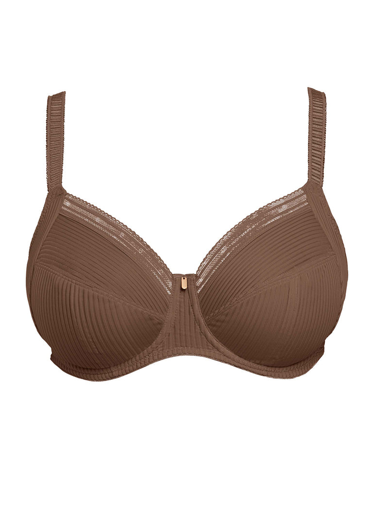 Fantasie Fusion Underwire Full Cup Bra With Side Support Coffee Roast | Coffee Roast Bra | Fusion Bra In Coffee Roast