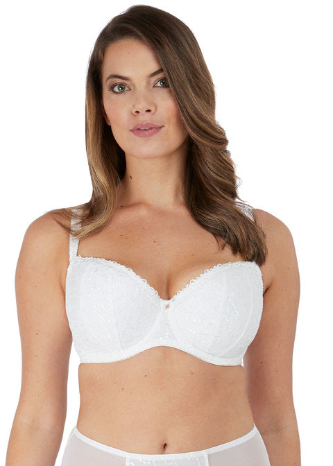 Fantasie Ana Underwire Padded Half Cup Bra, White