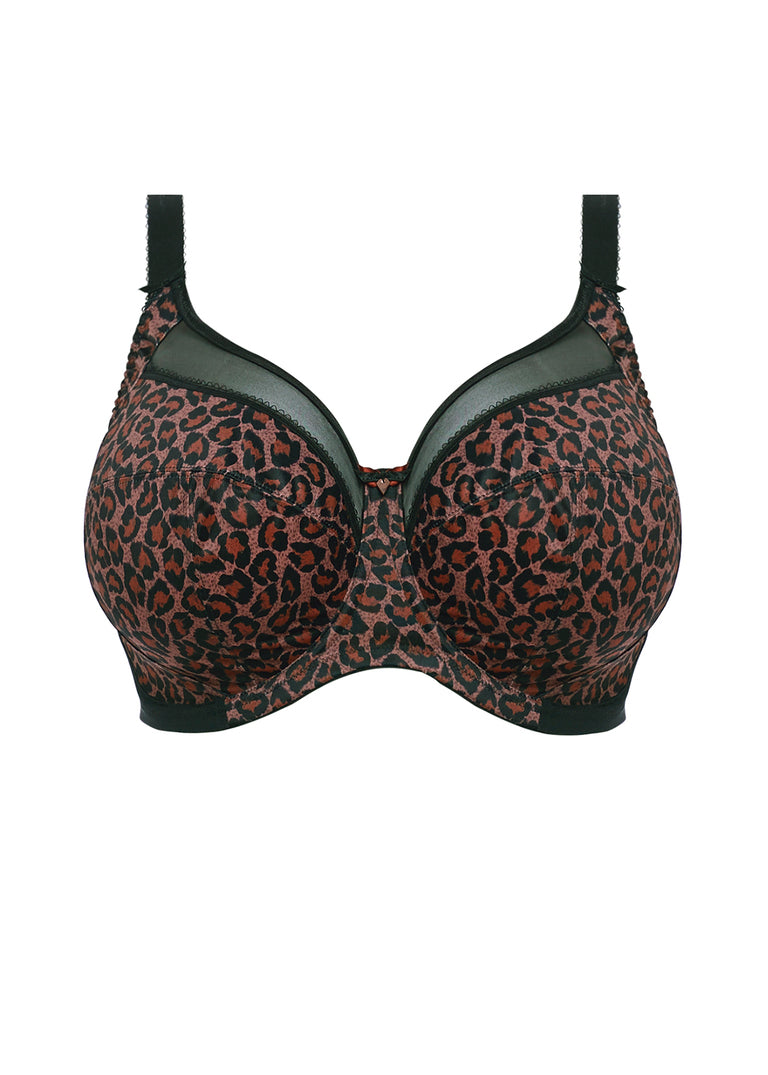 Goddess Kayla Underwire Banded Bra, Dark Leopard | Goddess Kayla Bra Leopard | Leopard Goddess Kayla BraGoddess