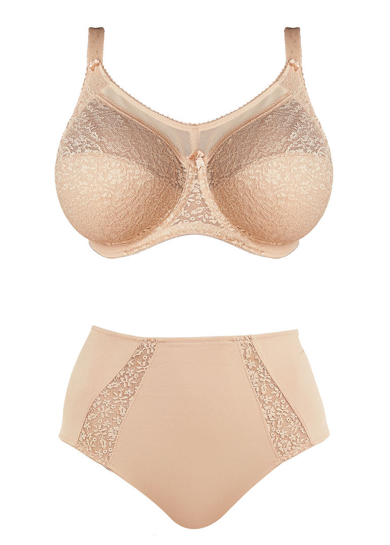 Goddess Adelaide Underwire Banded Bra in Sand