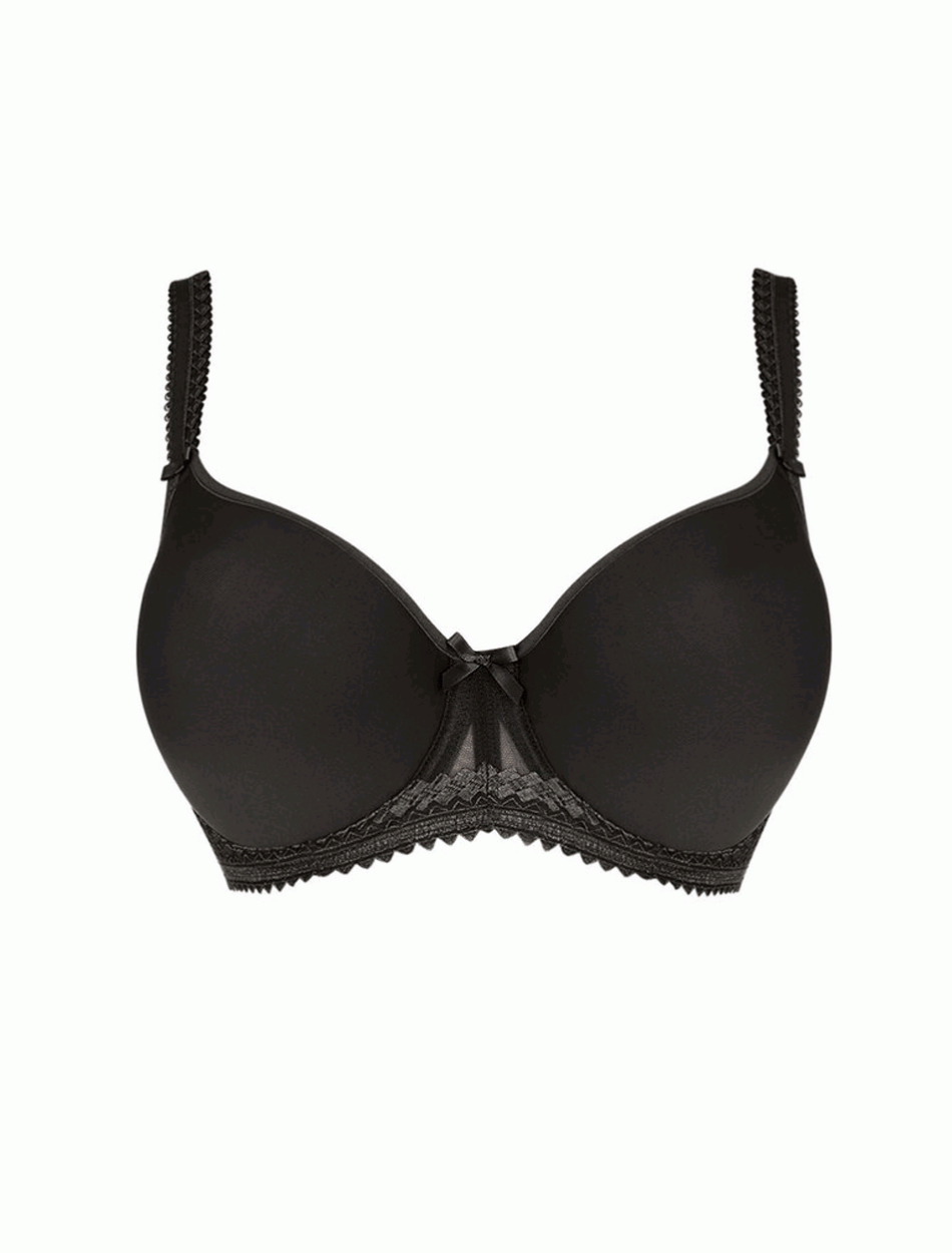 Fantasie Rebecca Underwire Molded Bra, Black | Molded Fantasie Rebecca Bra | Full cup Bra