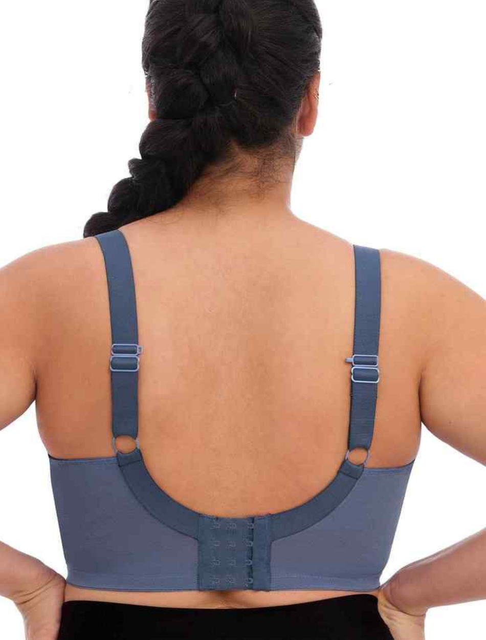 Elomi Energise Sports Bras Underwire Sports Bra, Vintage Denim