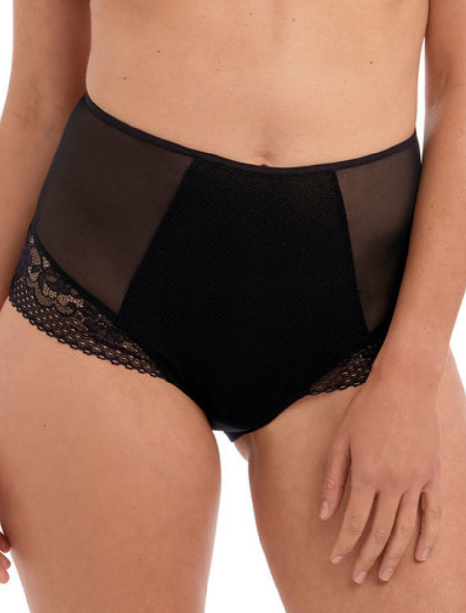 Fantasie Ann-Marie Briefs High Waist Panty, Black