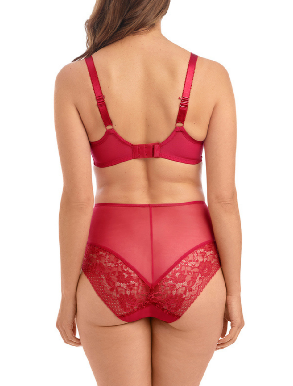 Fantasie Ann-Marie Briefs High Waist Panty, Red