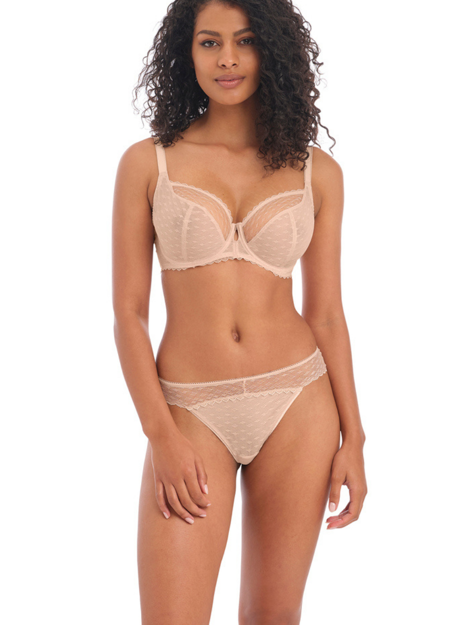 Freya Signature UW Plunge Bra, Natural Beige